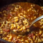 Beef Macaroni Soup
