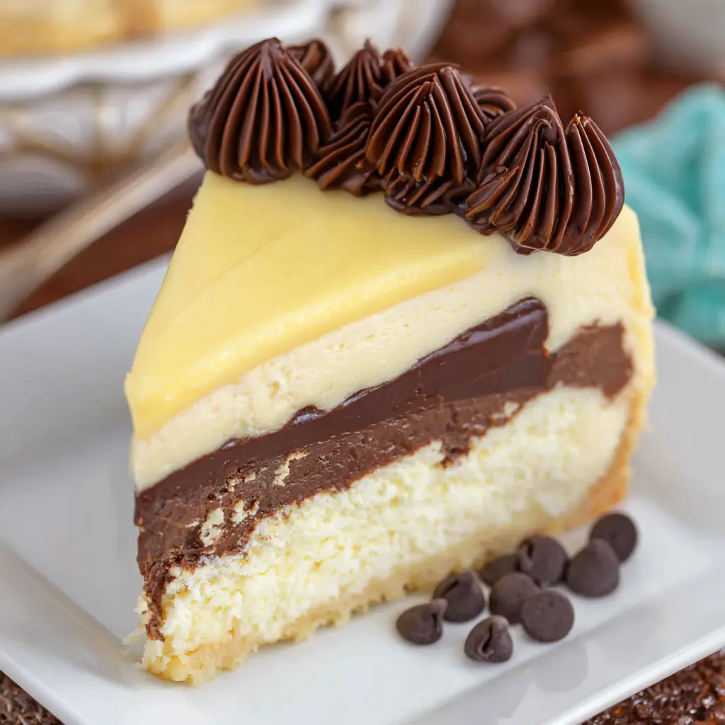 Boston Cream Pie Cheesecake Recipe