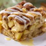 Caramel Apple Cinnamon Roll Lasagna