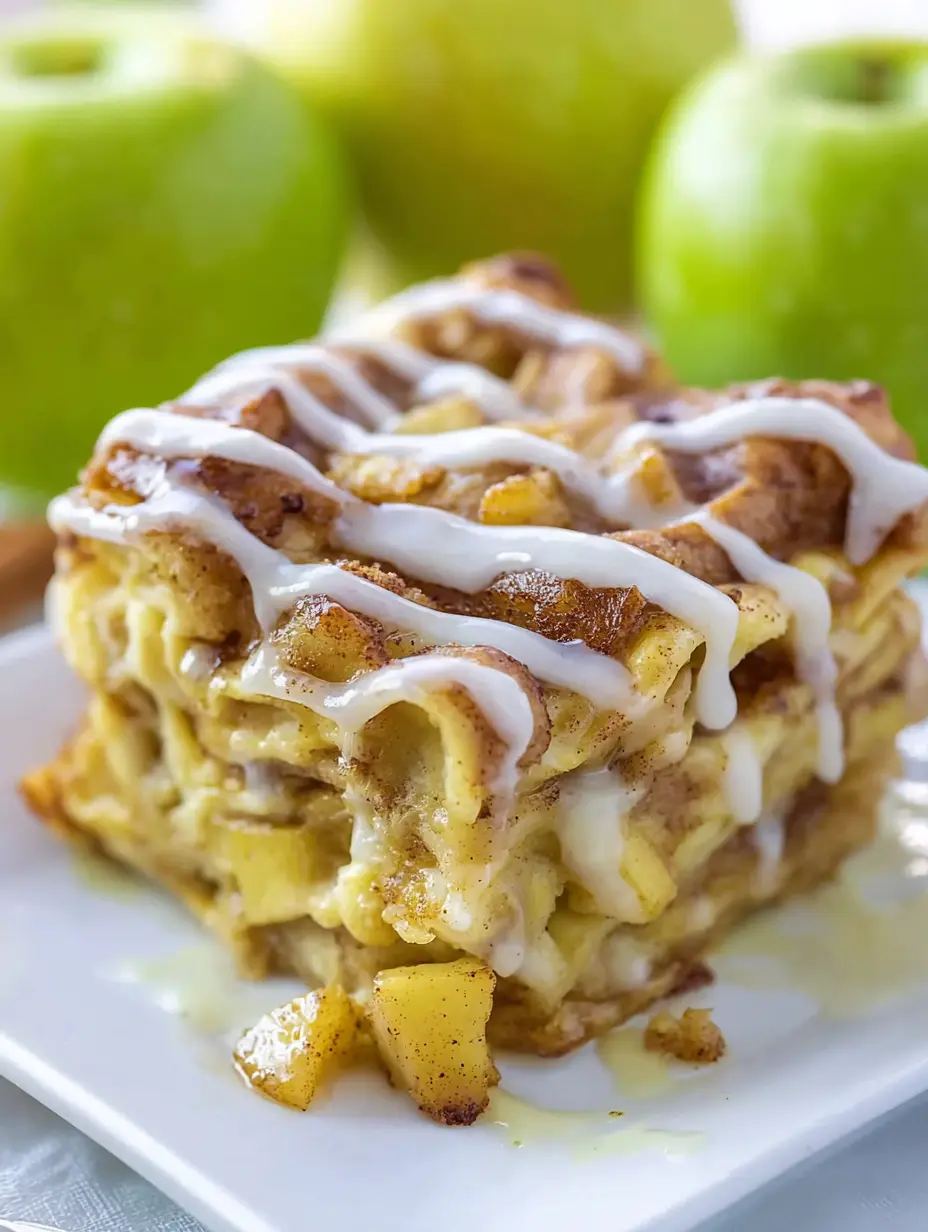 Caramel Apple Cinnamon Roll Lasagna Recipe