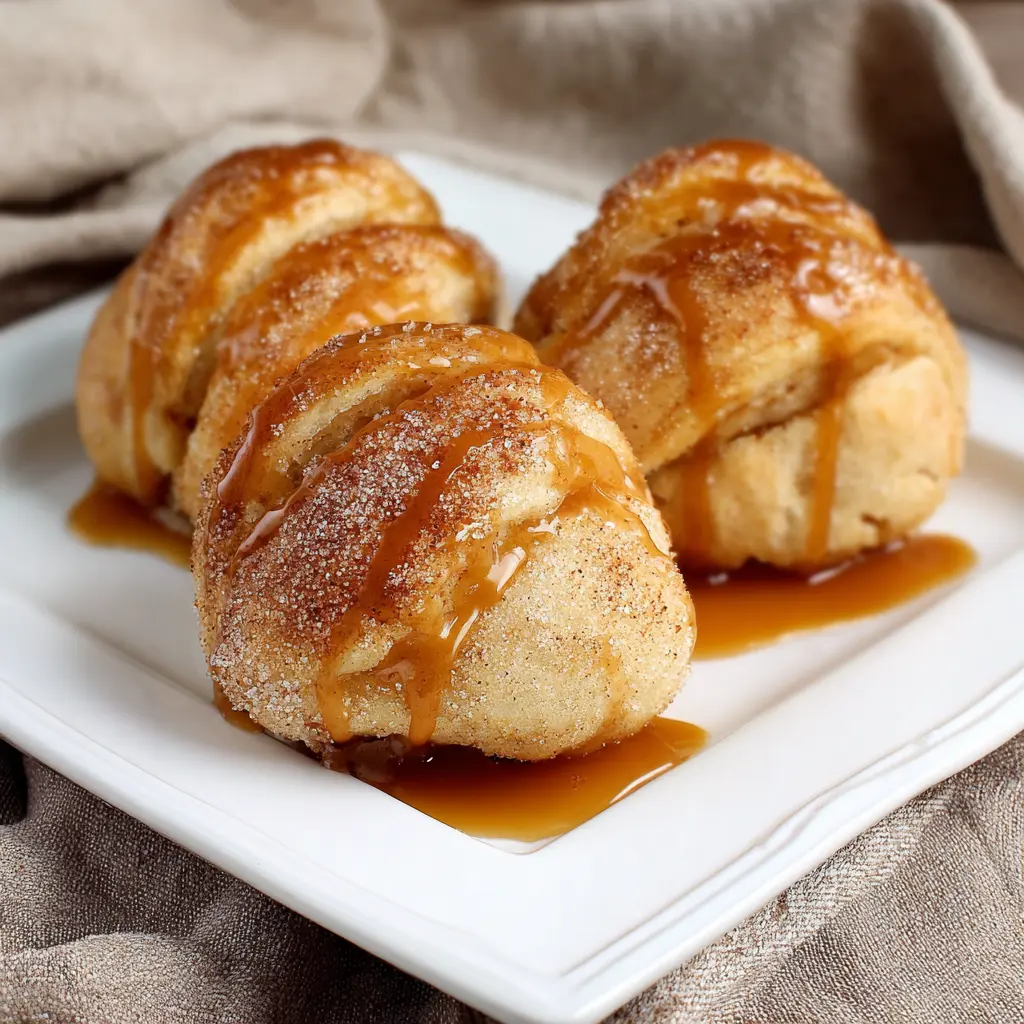Caramel Apple Pie Bombs Recipe