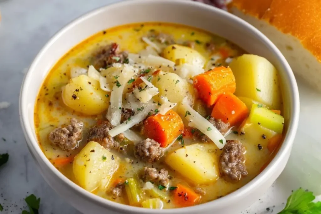 Cheeseburger Soup