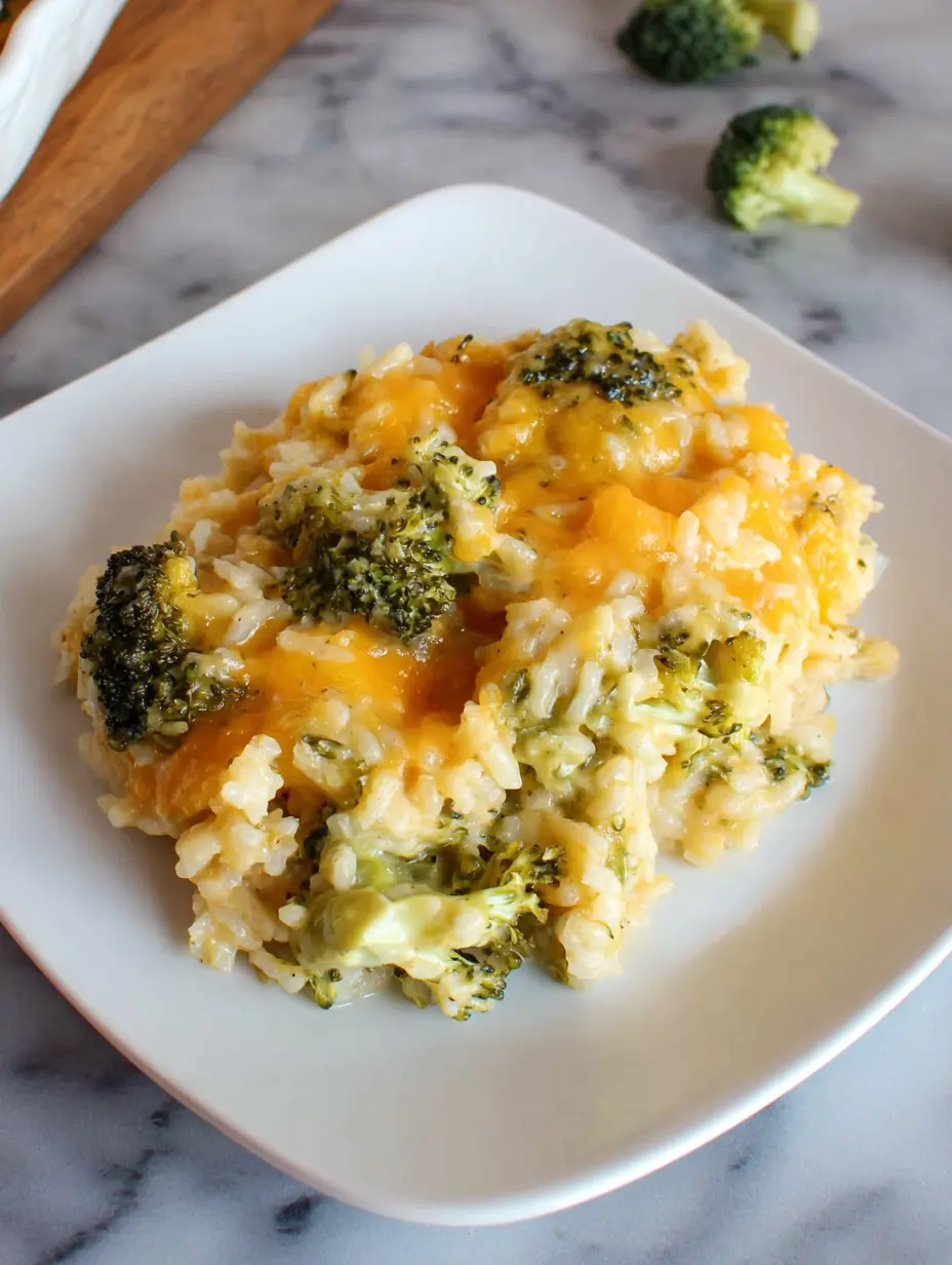 Cheesy Broccoli Rice Casserole Recipe