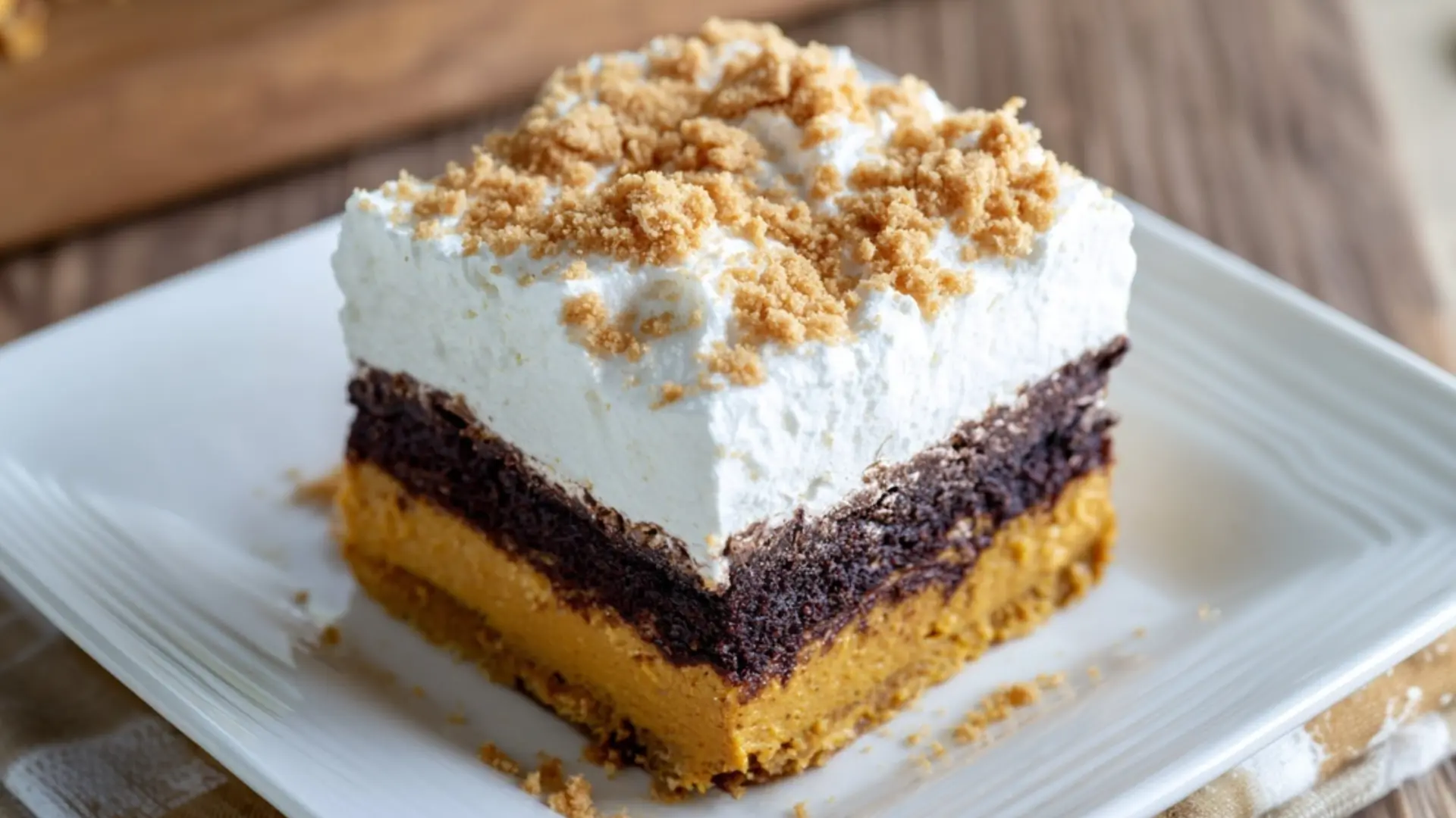 Chocolate Pumpkin Magic Cake