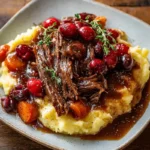Cranberry Balsamic Roast Beef