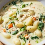 Creamy Chicken Gnocchi Soup