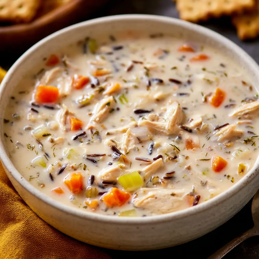 Creamy Chicken and Wild Rice Soup Recipe
