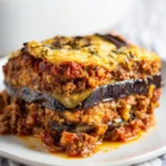 Eggplant Ground Beef Casserole