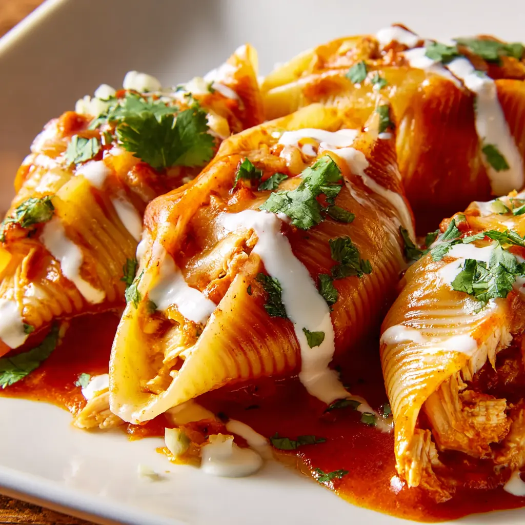 Enchilada Stuffed Shells Recipe