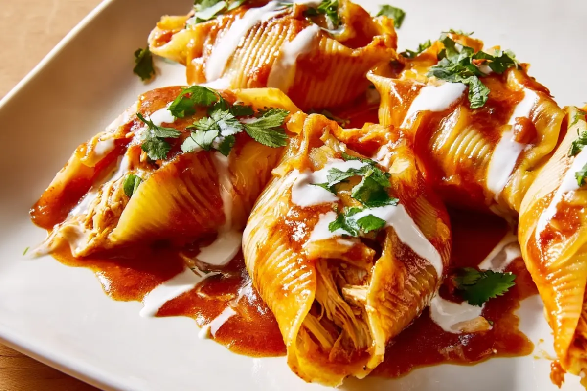 Enchilada Stuffed Shells