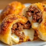 Garlic Parmesan Cheeseburger Bombs
