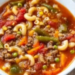 Hamburger Soup with Macaroni