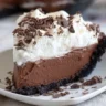 No Bake Chocolate Silk Pie