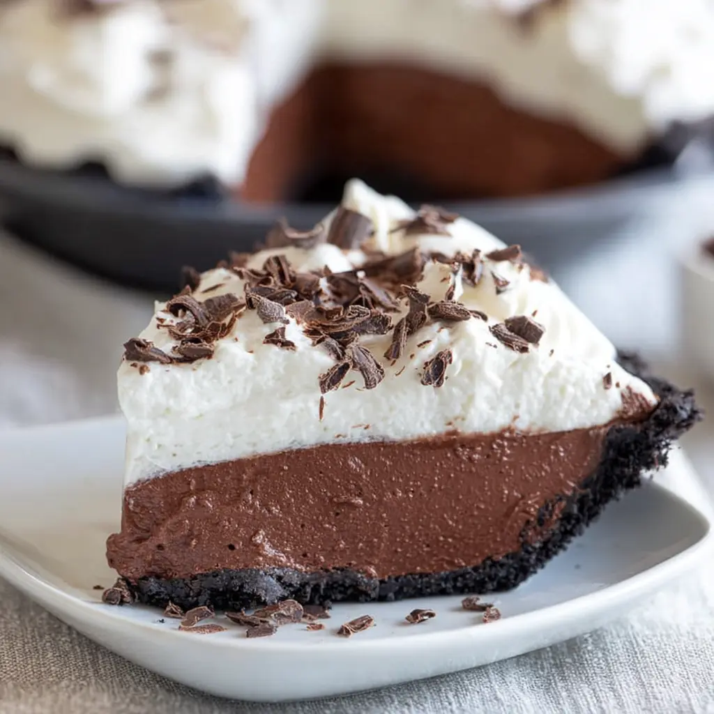 No Bake Chocolate Silk Pie Recipe