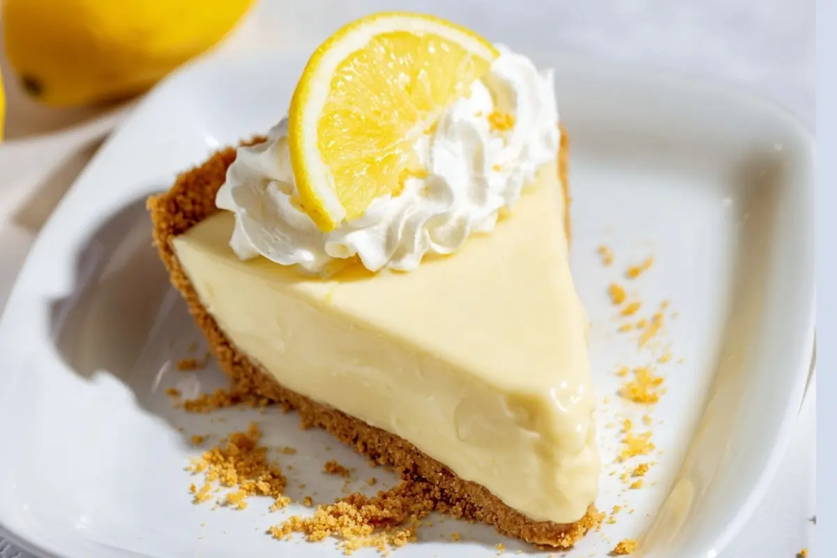 No Bake Lemon Icebox Pie