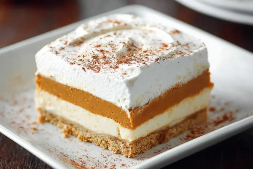 No Bake Pumpkin Pie Cheesecake Bars