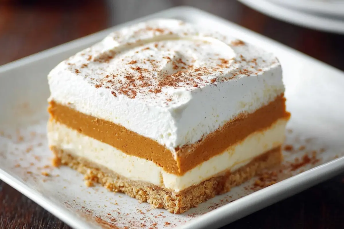 No Bake Pumpkin Pie Cheesecake Bars