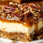 Pecan Pie Cheesecake Bars