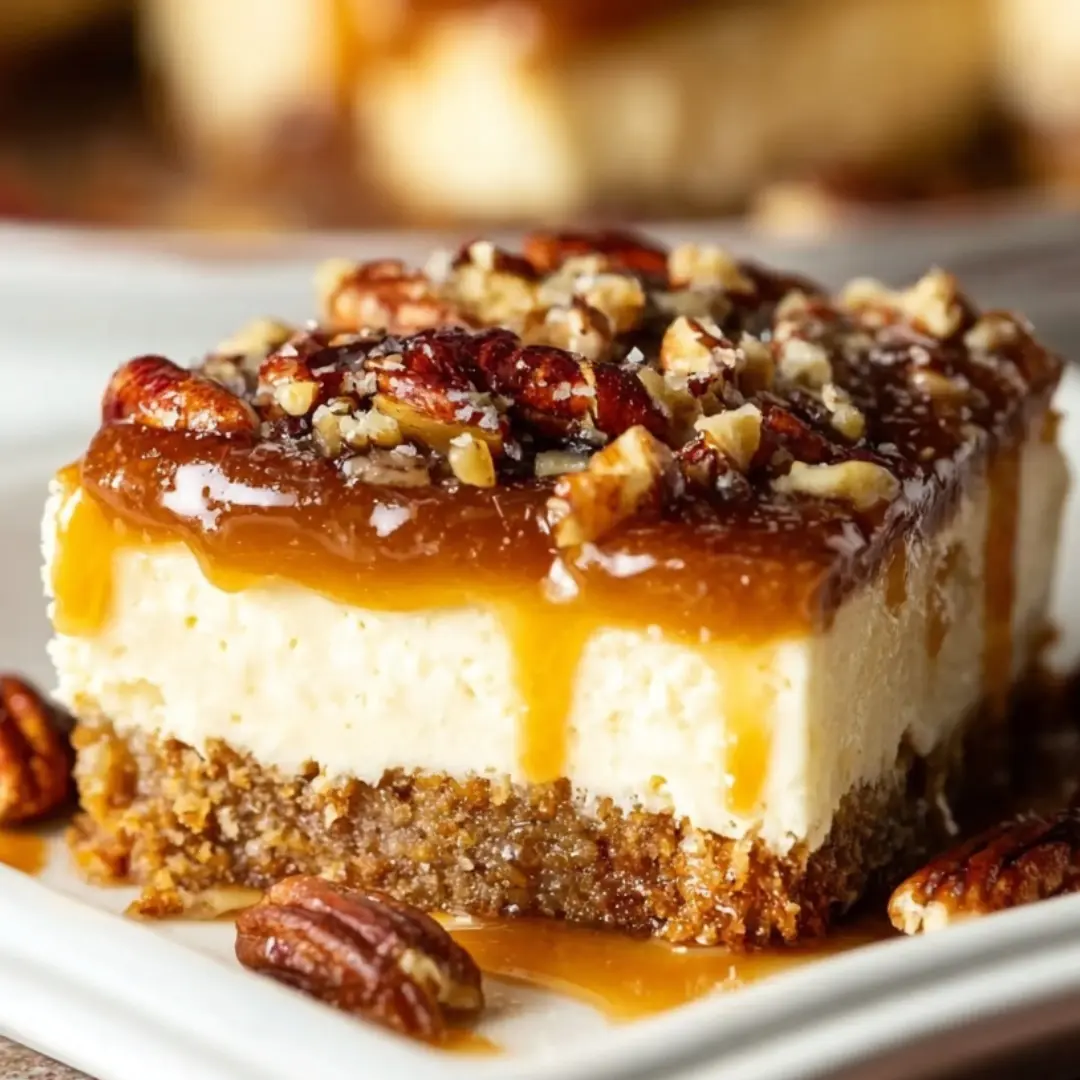 Pecan Pie Cheesecake Bars Recipe