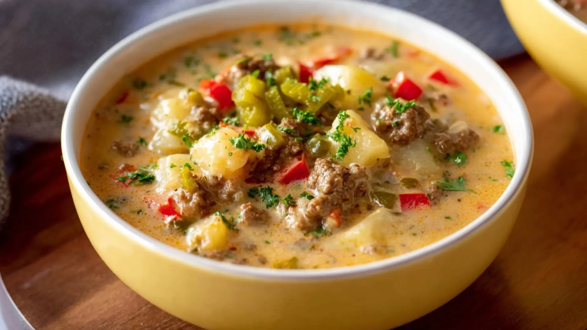 Potato Cheeseburger Soup