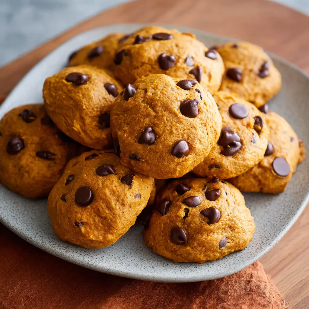Pumpkin Chocolate Chip Cookies Recipe