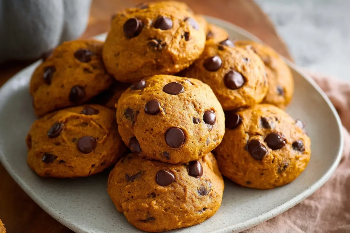 Pumpkin Chocolate Chip Cookies