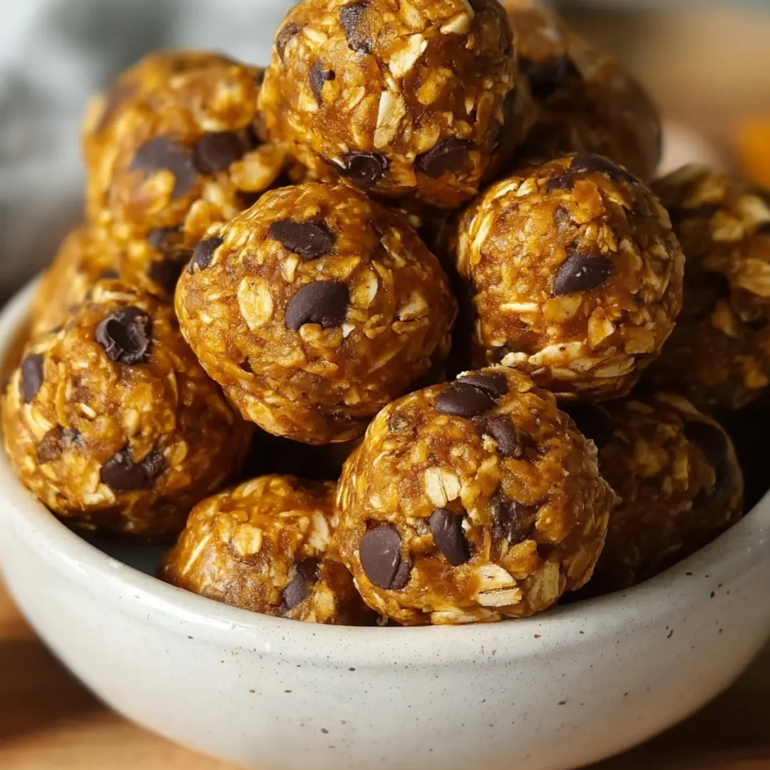 Pumpkin Chocolate Chip Energy Balls Recipe