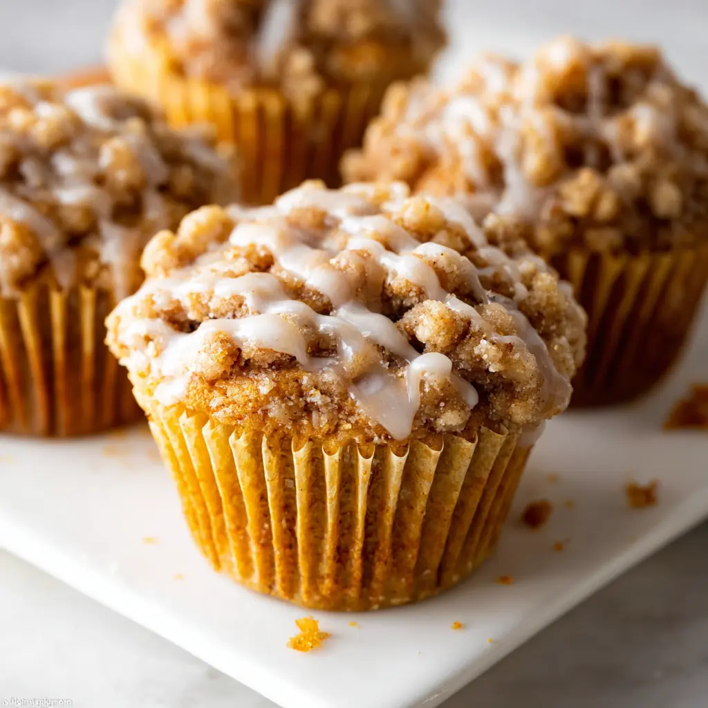 Pumpkin Crumb Cake Muffins Recipe