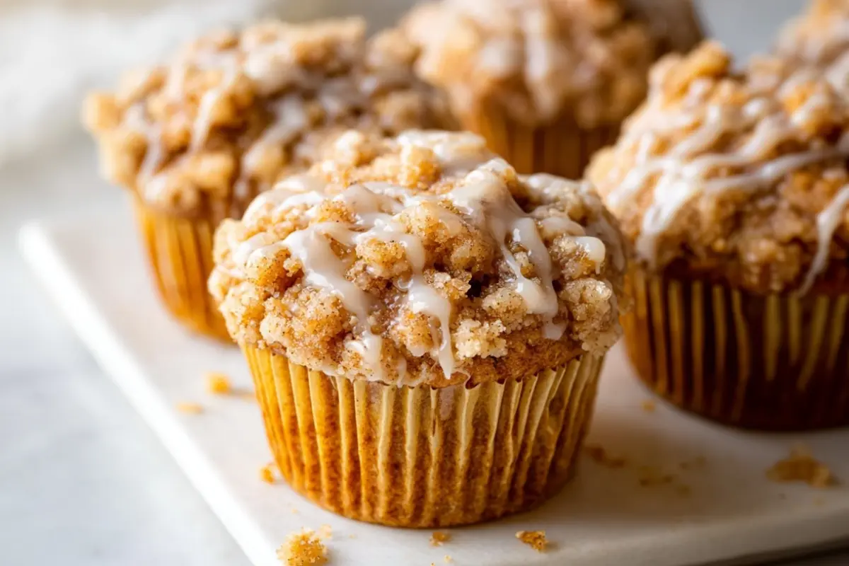 Pumpkin Crumb Cake Muffins