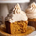 Pumpkin Cupcakes with Cream Cheese Frosting