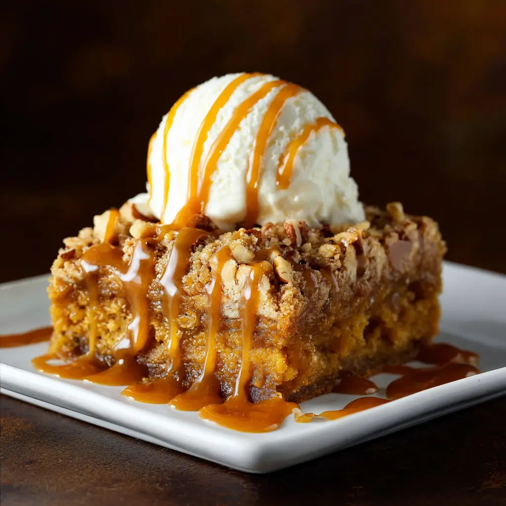Pumpkin Dump Cake Recipe
