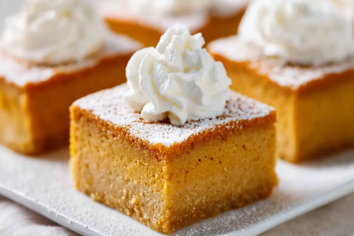 Pumpkin Magic Custard Cake