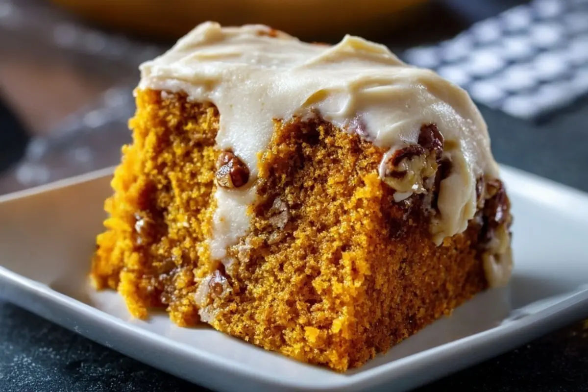 Pumpkin Praline Upside Down Cake