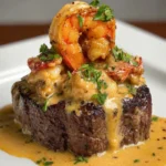 Steak with Shrimp & Lobster Sauce