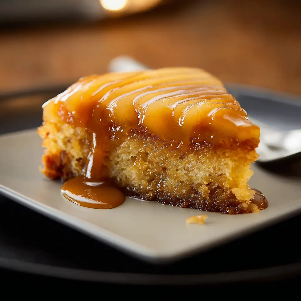 UPSIDE DOWN PEAR CAKE Recipe