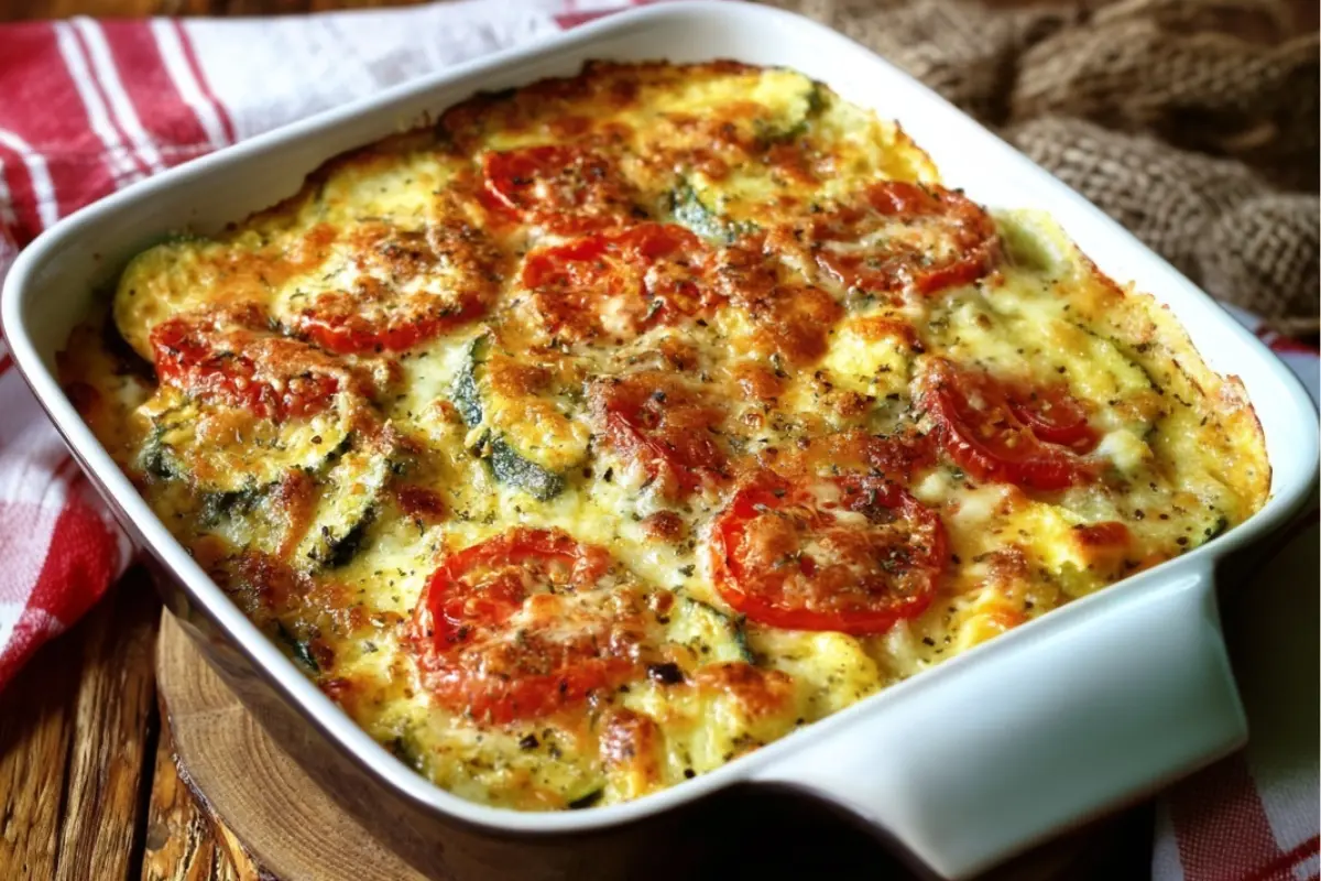 Zucchini Tomato Gratin Recipe
