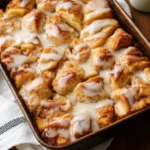 2 Ingredient Apple Cinnamon Roll Bake