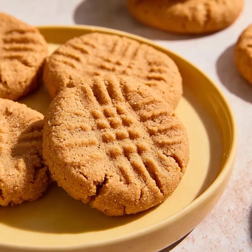 3-Ingredient Peanut Butter Cookies