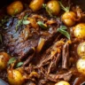 Apple Cider Pot Roast with Potatoes