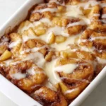 Apple Pie Cinnamon Rolls Casserole