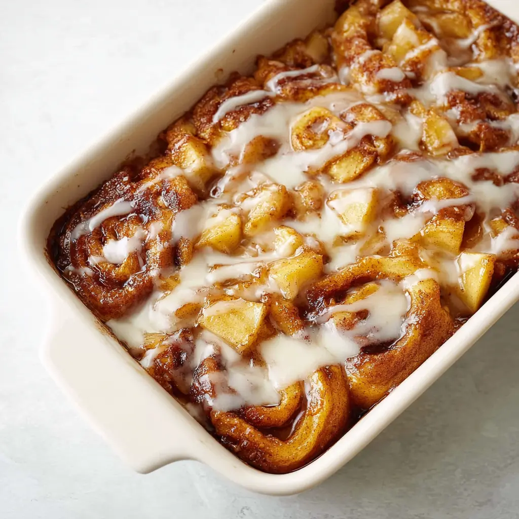 Apple Pie Cinnamon Rolls Casserole Recipe