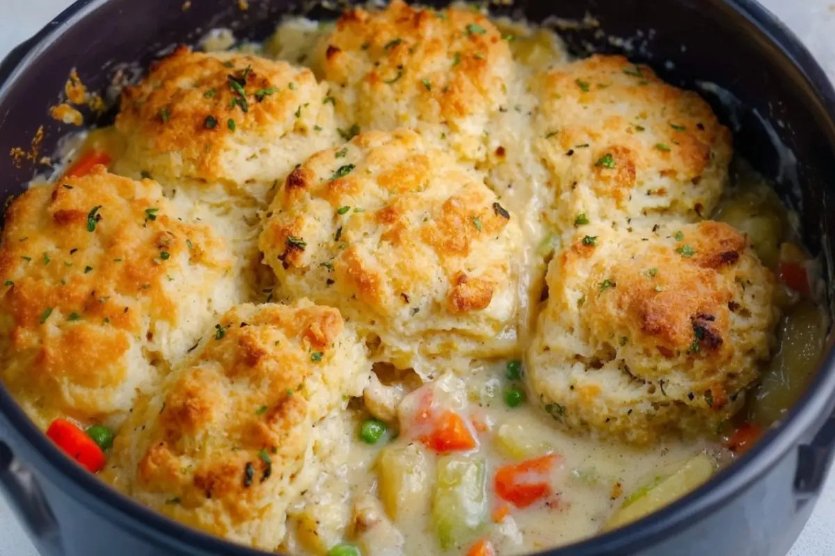 Cheddar Bay Biscuits Chicken Pot Pie Recipe