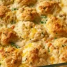 Chicken Pot Pie Casserole With Cheddar Biscuits