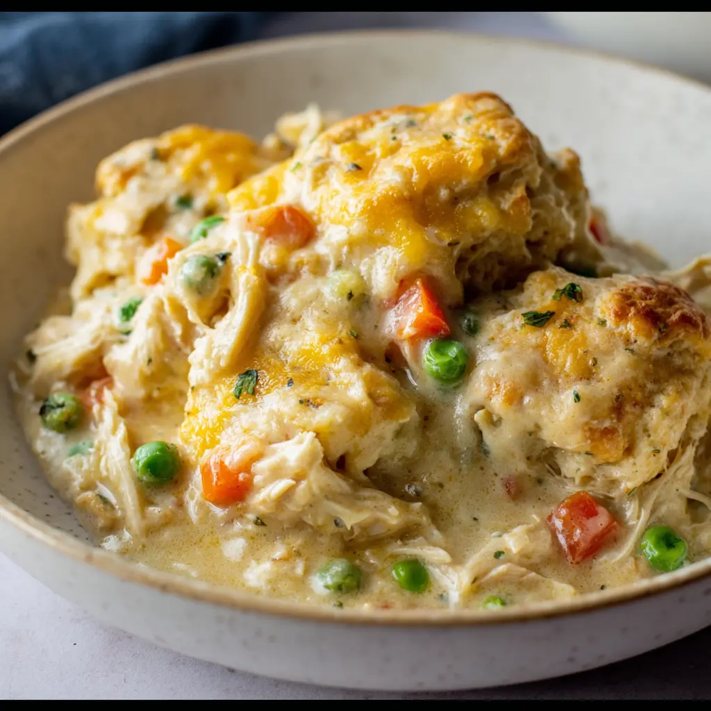 Chicken and Biscuits Casserole Recipe