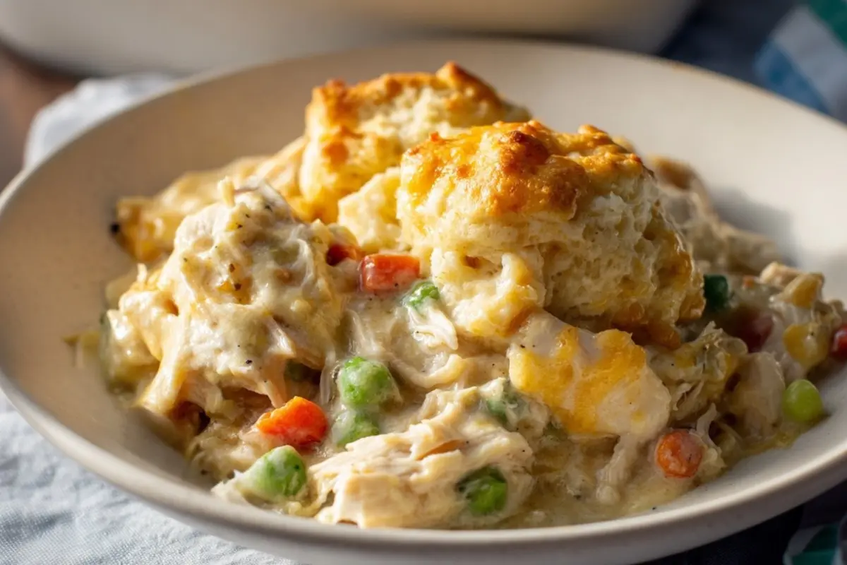 Chicken and Biscuits Casserole