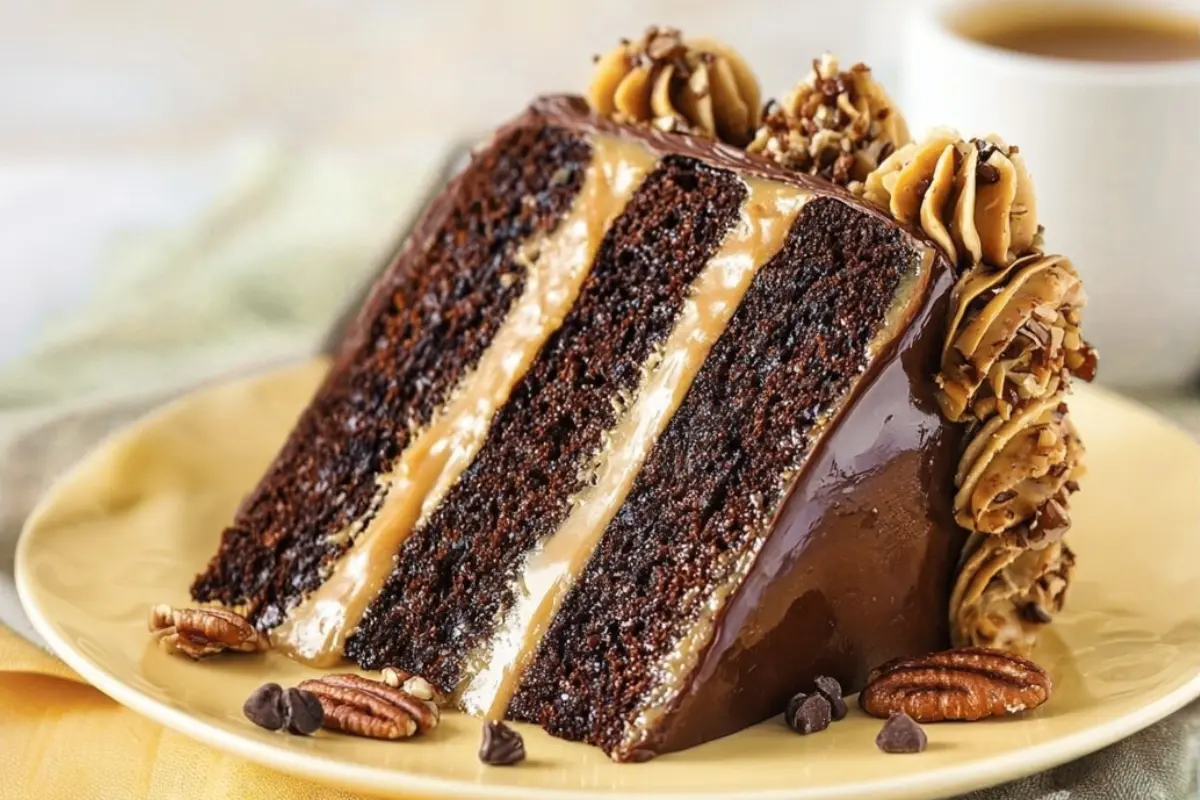 Turtle Chocolate Layer Cake