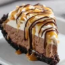 Chocolate Peanut Butter Caramel Mousse Pie