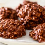 Chocolate Peanut Butter No Bake Cookies