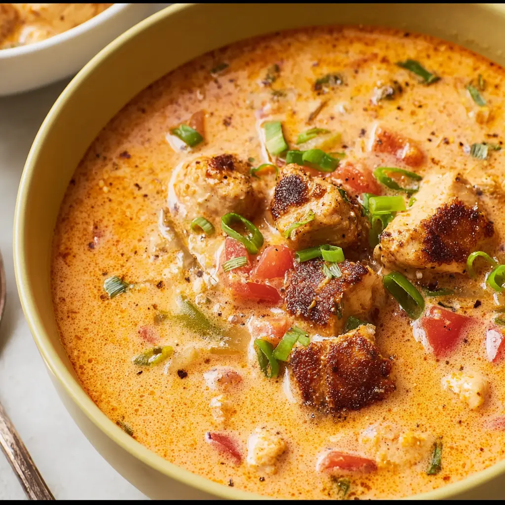 Creamy Cajun Chicken Soup Recipe