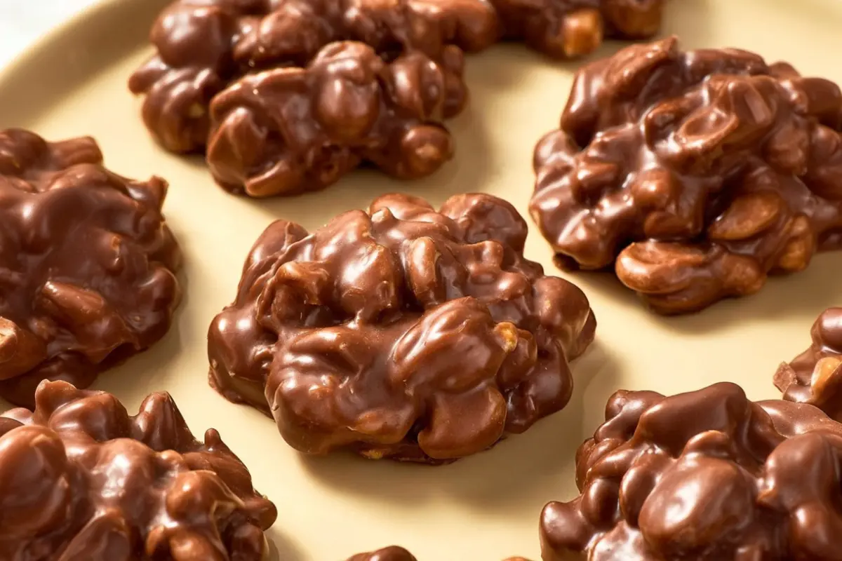 Crock Pot Chocolate Peanut Clusters